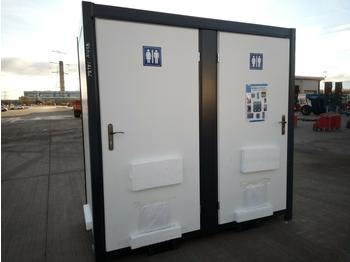 Construction container Unused Portable Double Toilet, 110/230V: picture 1