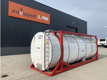 Tank container for transportation of chemicals Van Hool El. heating, 20FT, swapbody TC 30.856L, L4BN, IMO-4, valid 2,5y insp./CSC: 07/2022: picture 1