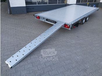New Dropside/ Flatbed trailer / - Aluboden 450cm Top Angebot von ANHÄNGERWIRTZ: picture 1