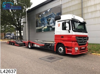 Lohr Middenas Lohr, Truck transporter, EURO 5, Retarder, Airco, Automatic powershift, Combi - Autotransporter trailer