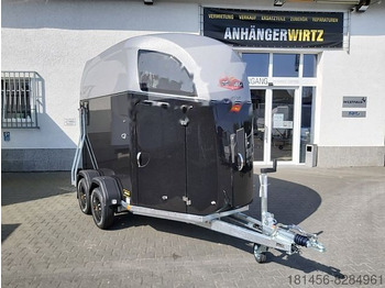 New Horse trailer Böckmann Comfort Esprit silver black Sattelkammer Trittschutz 100 km/H aus Vorrat: picture 3