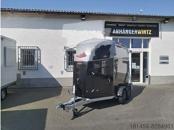 New Horse trailer Böckmann Comfort Esprit silver black Sattelkammer Trittschutz 100 km/H aus Vorrat: picture 2
