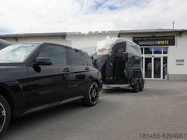 New Horse trailer Böckmann Comfort Esprit silver black Sattelkammer Trittschutz 100 km/H aus Vorrat: picture 4