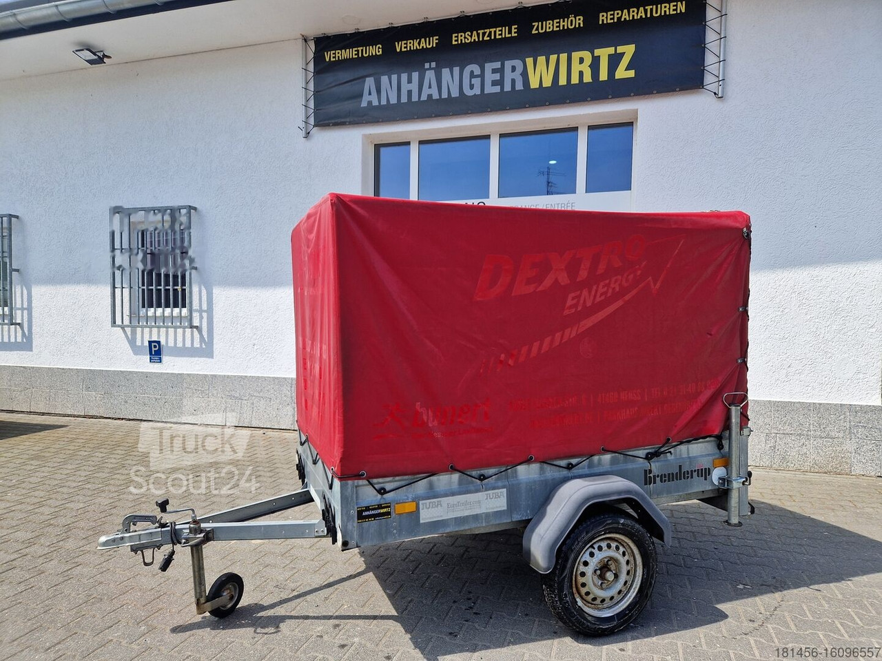 Car trailer Brenderup Anhänger 750kg mit Hochplane gebraucht: picture 5