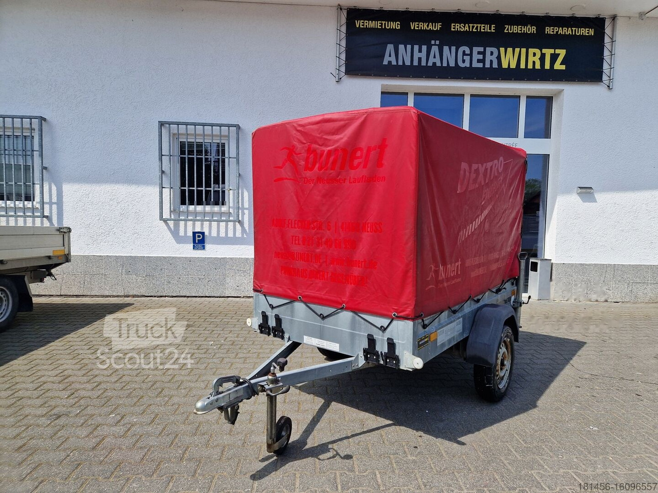 Car trailer Brenderup Anhänger 750kg mit Hochplane gebraucht: picture 7