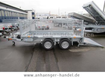 Ifor Williams GX 126 RAMPE + Gitter 366x184cm 3,5t VORRAT  - Car trailer
