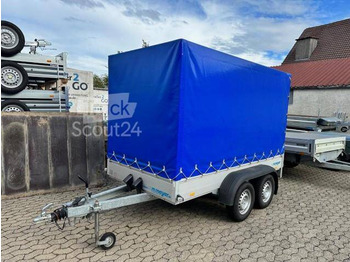 Car trailer Wm Meyer - Tieflader Alu BT 2030/151 mit Hochplane 180 cm Lichte Höhe, 3000 x 1500 x 350 mm, ZG 2,0 to.