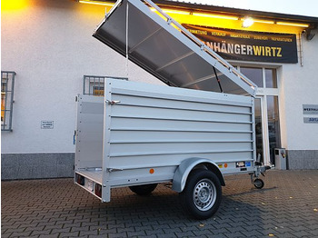  Koch - Alu Anhänger großer Deckelanhänger 4.13 Sonderhöhe 125cm innen lange Deichsel - Closed box trailer