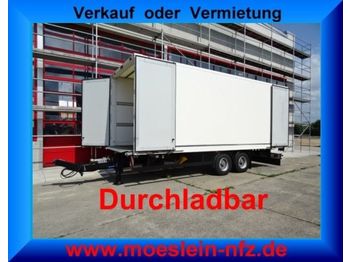 Möslein Tandemkoffer, Durchladbar,  Wenig Benutz  - Closed box trailer