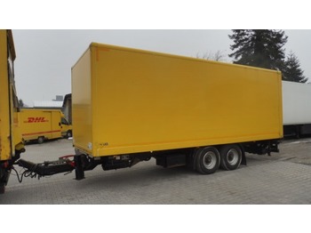  SAXAS Tandem-Koffer 7,1m, LBW Mietkauf möglich - Closed box trailer
