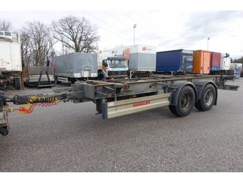 Hangler 2-Achs Tandem Hochgekoppelt,  Luftgefedert - Container transporter/ Swap body trailer