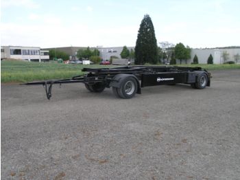 Hüffermann HSA18.70P Abroller Schlitten Blatt Zwillingsb.  - Container transporter/ Swap body trailer