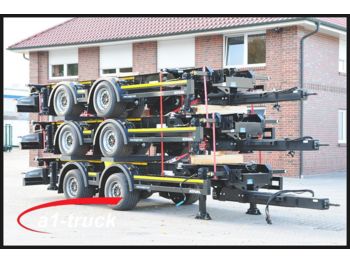Kögel ZW 18  Midi Tandem, Abstellhöhe 1020 - 1410mm BD  - Container transporter/ Swap body trailer