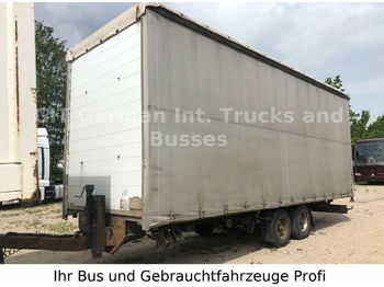 Obermaier Tandem mit Schiebeplane und Edtscherverdeckt  - Curtainsider trailer