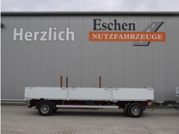 Ackermann PA-F 18/7, Luft, Container verriegelung  - Dropside/ Flatbed trailer