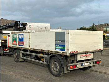 Ackermann PA-F Baustoffler Heavylight  14.700Kg Nutzlast  - Dropside/ Flatbed trailer
