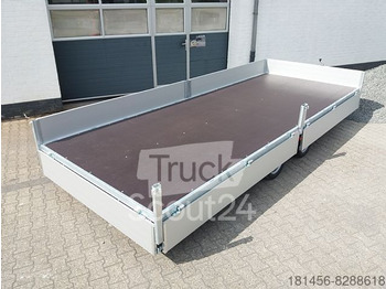New Dropside/ Flatbed trailer Eduard XXL Anhänger Pritsche 506x200x30cm 3000kg lager: picture 4