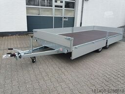 New Dropside/ Flatbed trailer Eduard XXL Anhänger Pritsche 506x200x30cm 3000kg lager: picture 21