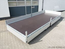 New Dropside/ Flatbed trailer Eduard XXL Anhänger Pritsche 506x200x30cm 3000kg lager: picture 15