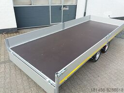 New Dropside/ Flatbed trailer Eduard XXL Anhänger Pritsche 506x200x30cm 3000kg lager: picture 16