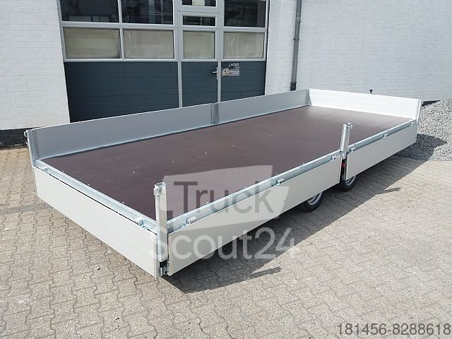 New Dropside/ Flatbed trailer Eduard XXL Anhänger Pritsche 506x200x30cm 3000kg lager: picture 8