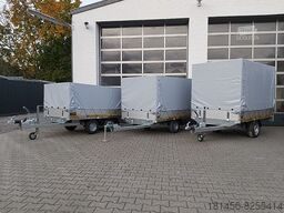 Car trailer Hochlader mit Hochplane seitlich laden: picture 6