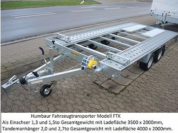 New Autotransporter trailer Humbaur - FTK274020 Fahrzeugtransporter Autotransporter: picture 1