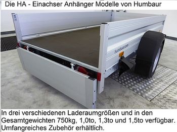New Car trailer Humbaur - HA152513KV Einachser mit Klappe vorne: picture 1