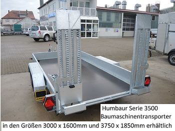 New Trailer Humbaur - HS253718 Baumaschinentransporter mit Auffahrbohlen: picture 1
