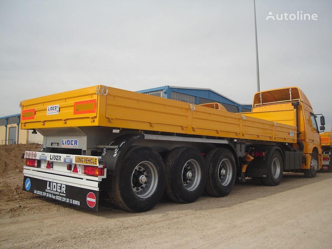 LIDER 2023 YEAR NEW TRAILER FOR SALE (MANUFACTURER COMPANY) - Dropside/ Flatbed trailer: picture 3