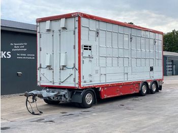 Pezzaioli RBA 31 3.Stock m. Hubdach & Tränke  - Livestock trailer