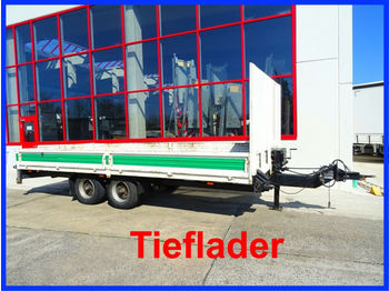 Blomenröhr  Tandem- Pritsche- Tieflader  - Low loader trailer