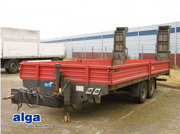 Fliegl TPS 118, lang 6200mm, mit Rampen, Stahlboden.  - Low loader trailer