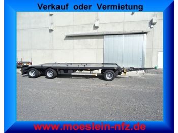 Hüffermann 3 Achs Anhänger für Abroll, Absetz und Tieflader  - Low loader trailer