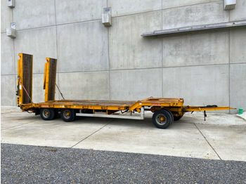Langendorf  3 Achs Tiefladeranhänger mit 2 teiligen Rampen  - Low loader trailer