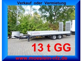 Möslein 13 t GG Tandemtieflader mit Breiten Rampen  - Low loader trailer