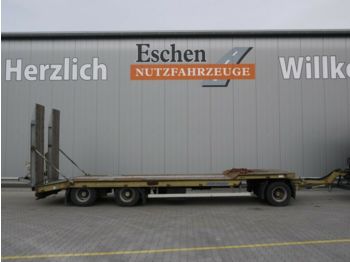 Obermaier 3 Achs Drehschemel, hydr. Rampen, Luft, SAF  - Low loader trailer