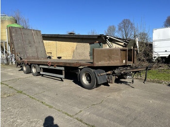 Vogelzang 3 assige aanhanger met rampen/machine transport! - Low loader trailer