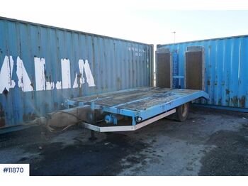 Low loader trailer Norslep with hydraulic driving ramps: picture 1