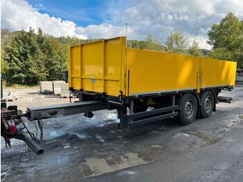 Dropside/ Flatbed trailer PAVIC ZA 18 Anhänger Tandem Baustoff Pritsche: picture 1