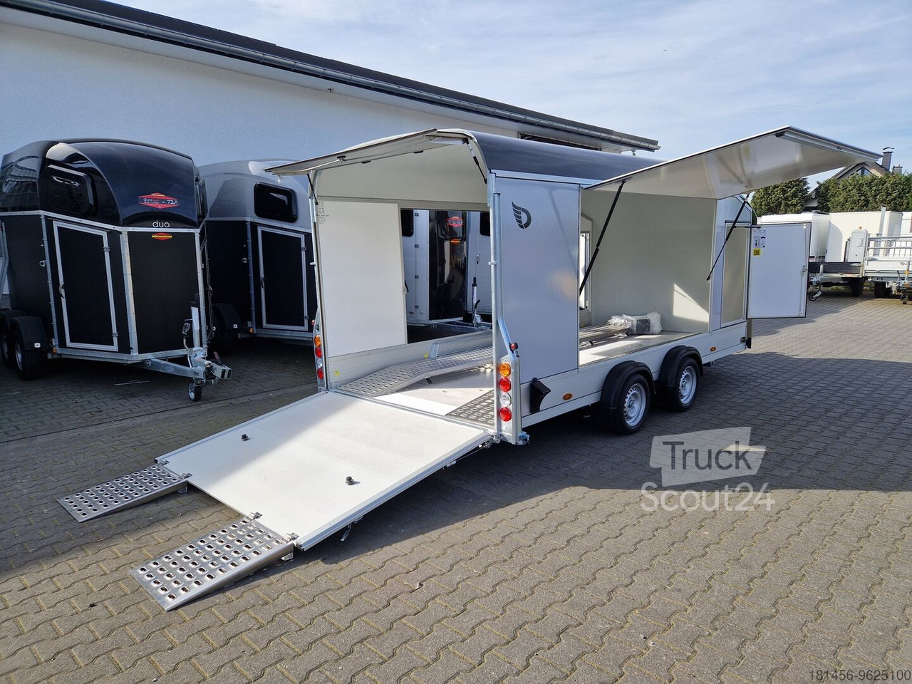 New Autotransporter trailer Roadster 1000 enclosed Car Transport Trailer 3500kg 100km/h Pullman Soft Fahrwerk: picture 15