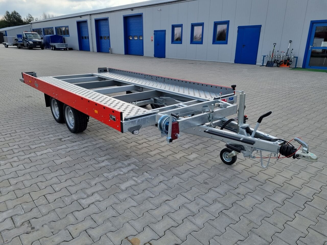 New Autotransporter trailer Stema FHAK 27-40-21.2 car trailer przyczepa laweta TUV 100 Km/h: picture 7