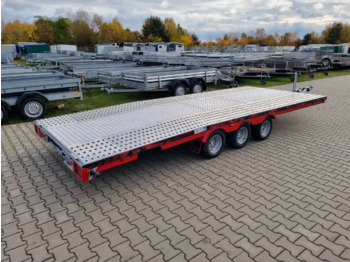 New Autotransporter trailer TA-NO Scorpio 55 PREMIUM 3 axle car trailer 5,5m alu floor 3500kg GVW: picture 3