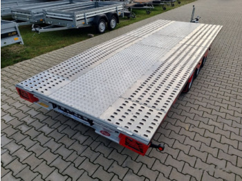 New Autotransporter trailer TA-NO Scorpio 55 PREMIUM 3 axle car trailer 5,5m alu floor 3500kg GVW: picture 4