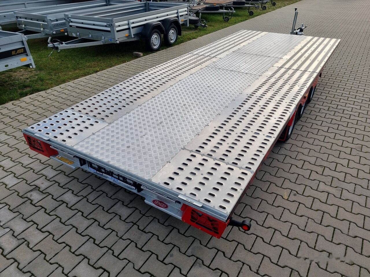 New Autotransporter trailer TA-NO Scorpio 55 PREMIUM 3 axle car trailer 5,5m alu floor 3500kg GVW: picture 5