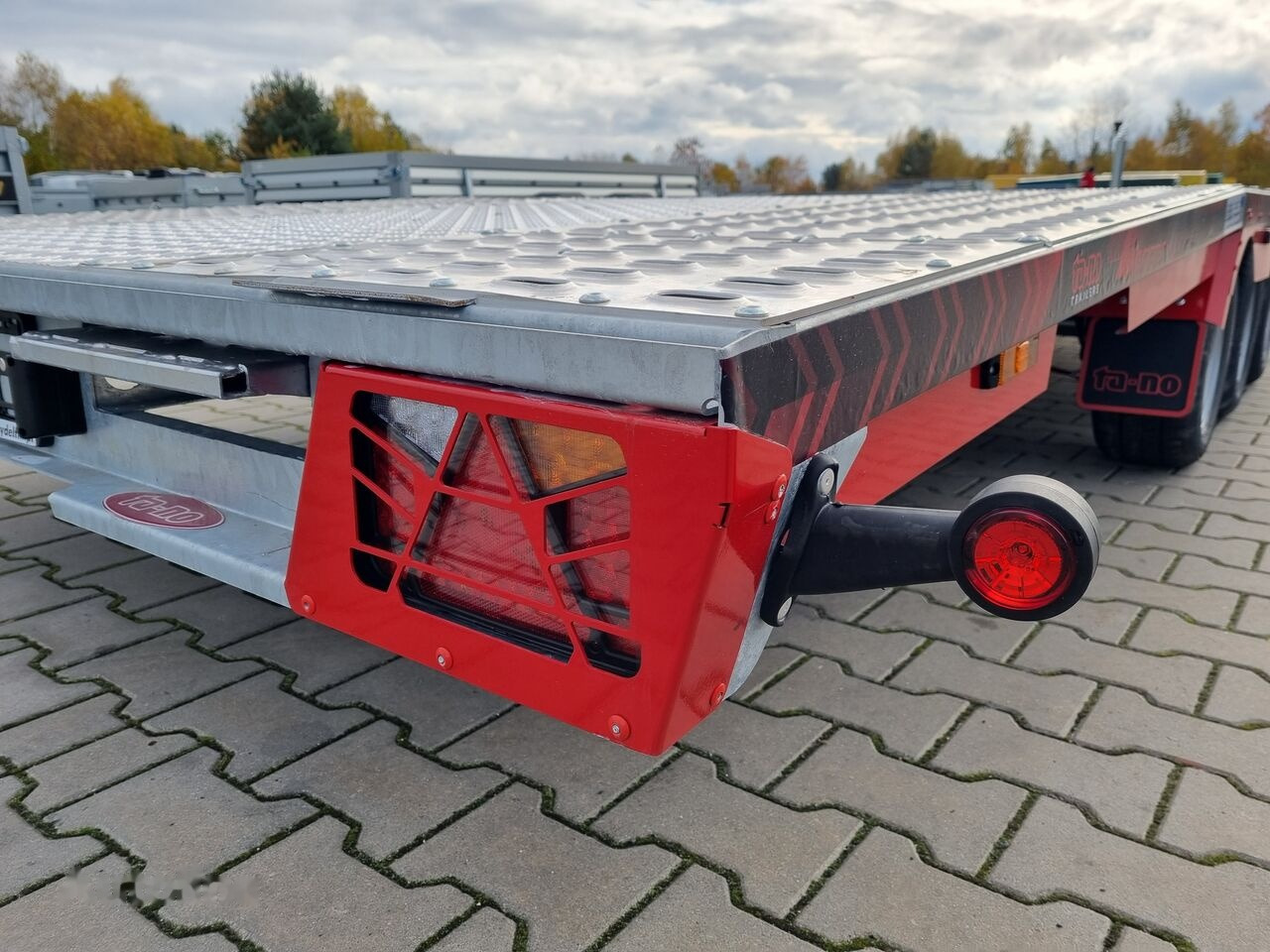 New Autotransporter trailer TA-NO Scorpio 55 PREMIUM 3 axle car trailer 5,5m alu floor 3500kg GVW: picture 10