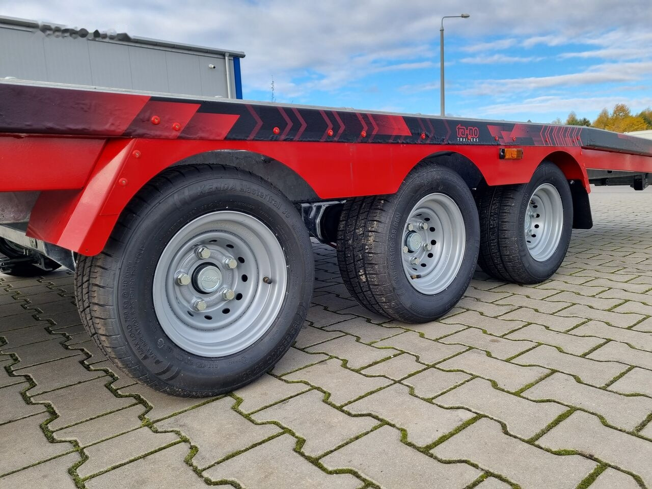 New Autotransporter trailer TA-NO Scorpio 55 PREMIUM 3 axle car trailer 5,5m alu floor 3500kg GVW: picture 11