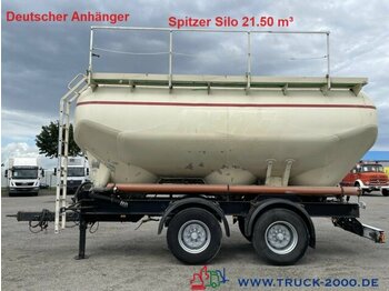  Tonne Spitzer Silo 21.50 m³ Staub.- Rieselgüter - Tank trailer