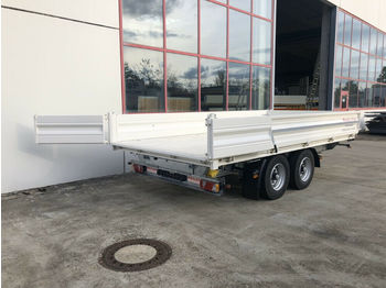 Tipper trailer Möslein Tandemkipper- Tieflader mit Kombi- Klappe