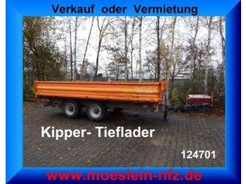 Obermaier 14 T Tandemkipper  Tieflader  - Tipper trailer